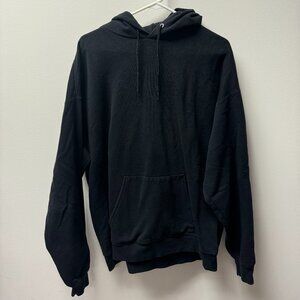 Plain Black Staple Sweatshirt
